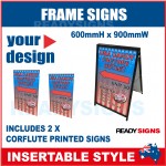 Frame Sign Insertable - 600mm x 900mm